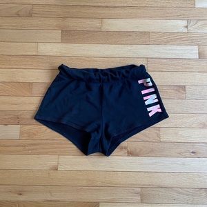VS PINK Black Boyfriend Shorts